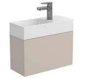 Тумба підвісна Miraggio Minima з раковиною Copper 500 МДФ сірий 8815063