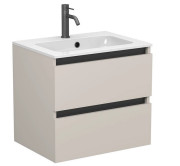 Тумба Miraggio Natura с раковиной Della 600 ДСП кашемир 8814807