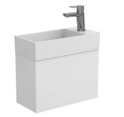 Тумба підвісна Miraggio Minima з раковиною Toni 450 МДФ білий мат 8815057
