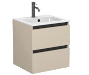 Тумба Miraggio Natura з раковиною Della 500 кашемір МДФ 8814854