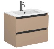 Тумба Miraggio Natura с раковиной Della 700 МДФ капучино 8814869