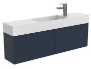 Тумба підвісна Miraggio Minima із раковиною Toni 1050 МДФ синій 8815052