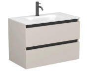 Тумба Miraggio Natura с раковиной Jessel 800 ДСП кашемир 8814837