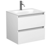Тумба Miraggio Natura із раковиною Jessel 600 МДФ/ДСП білий мат 8814832