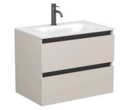 Тумба Miraggio Natura с раковиной Jessel 700 ДСП кашемир 8814836