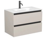 Тумба Miraggio Natura с раковиной Jessel 800 ДСП кашемир 8814837