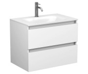 Тумба Miraggio Natura с раковиной Jessel 700 МДФ/ДСП белый мат 8814833