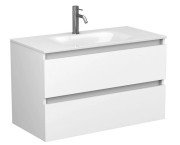 Тумба Miraggio Natura с раковиной Jessel 900 МДФ/ДСП белый мат 8814803