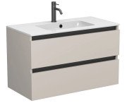 Тумба Miraggio Natura с раковиной Della 900 ДСП кашемир 8814810