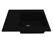 Мойка для кухни Miraggio Bodrum 64,9х50 см кварцевый песок Mirastone total black 0002709