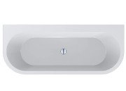 Ванна із штучного каменю Miraggio Albenia 170x70 см Miramarble глянсовий білий 0000595