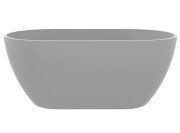 Ванна из искусственного камня Miraggio Greenland 155x80,5 см Miramarble глянцевый белый 8814302