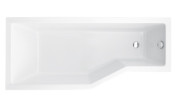 Ванна акриловая Besco Integra 170х75 см левосторонняя глянцевый белый WAI-170-PL