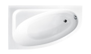Ванна акрилова Besco Cornea 150х100 см лівостороння глянсовий білий WAC-150-NL