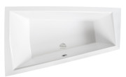 Ванна акриловая Besco Intima Duo 170х125 см левосторонняя глянцевый белый WAID-170-NL