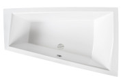 Ванна акрилова Besco Intima Duo Slim 180х125 см правостороння глянсовий білий #WAID-180-SP