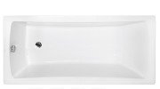 Ванна акрилова Besco Optima 170х70 см з підголовником та ручками глянсовий білий WAO-170-PKP