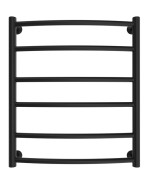 Водяна рушникосушка Mario Класік 600x530/500 чорний мат 4820258983087