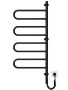 Электрический полотенцесушитель Mario Тристар-I 1000х445 TR таймер-регулятор черный мат 4820258980598