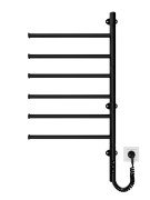 Електрична рушникосушарка Mario Веєр-I 800х445 TR чорний мат 4820258980550