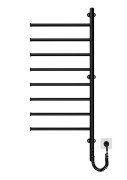 Электрический полотенцесушитель Mario Веер-I 1000х445/55 TR черный мат 4820258980567
