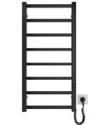 Электрический полотенцесушитель Mario Токио-I 800x400/80 TR черный мат 4820258980741