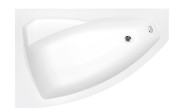 Ванна акриловая Besco Rima 150х95 см левосторонняя глянцевый белый WAR-150-NL