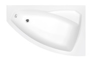 Ванна акриловая Besco Rima 170х110 см правосторонняя глянцевый белый WAR-170-NP