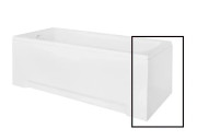 Панель для ванни Besco універсальна збоку 75х52 см санітарний акрил глянсовий білий OAW-75-52