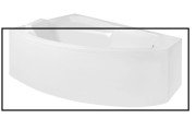 Панель для ванни Besco Rima 140 см санітарний акрил білий OAR-140-NS