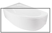 Панель для ванни Besco Cornea 150 см ліва санітарний акрил глянсовий білий OAC-150-NL