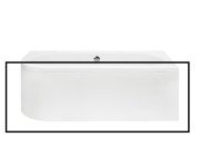 Панель для ванни Besco Avita 160 см санітарний акрил білий OAV-160-NS
