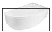 Панель для ванни Besco Cornea 150 см права санітарний акрил глянсовий білий OAC-150-NP