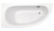 Ванна акриловая Besco Milena 150х70 см левосторонняя глянцевый белый #WAM-150-NL
