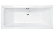 Ванна акриловая Besco Quadro 155х70 см глянцевый белый #WAQ-155-PK