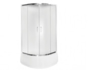 Душевая кабина Besco Modern 80х80 см профиль хром/стекло графитовое MP-80-165-G