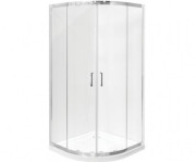 Душевая кабина Besco Modern 90х90 см профиль хром/стекло графитовое MP-90-185-G