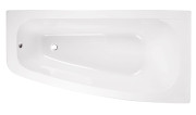 Ванна акриловая Besco Luna 150х80 см правосторонняя глянцевый белый #WAL-150-NP