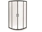 Душевая кабина Besco Modern 80х80 см профиль черный матовый/стекло прозрачное MPB-80-190-C