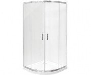 Душова кабіна Besco Modern 90х90 см профіль хром/скло прозоре MP-90-185-C