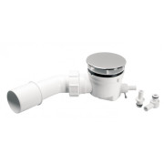 Сифон для душового піддону McAlpine 50 мм отвір 50/60 хром HC252588B-ST
