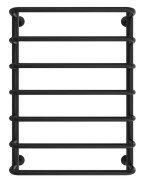 Водяной полотенцесушитель Mario Стандарт 700x530/500 черный мат 4820258983124