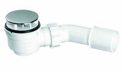 Сифон для душового піддону McAlpine маленький хром HC252570B
