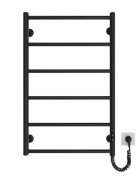 Електрична рушникосушка Mario Класік F HP-I 800x530 TR K чорний мат 4820111357659