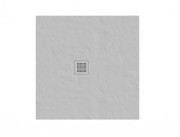 Душевой поддон Ravak Slate Pro 90x90 см литой мрамор серый XA03773O010