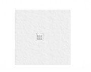 Душовий піддон Ravak Slate Pro 80x80 см литий мармур білий XA034431010