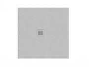Душевой поддон Ravak Slate Pro 80x80 см литой мрамор серый XA03443O010