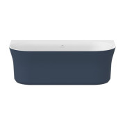 Ванна акрилова Ravak Ypsilon Wall 178x86 см білий/синій XC00100070