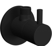 Угловой вентиль Ravak 1/2'x3/8' K черный матовый X01828