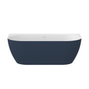 Ванна акриловая Ravak Freedom Wall Tec 170x87 см белый/синий CE31400000